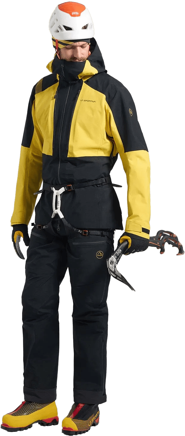 La Sportiva Men's Supercouloir GORE-TEX Pro Jacket Black/Yellow La Sportiva