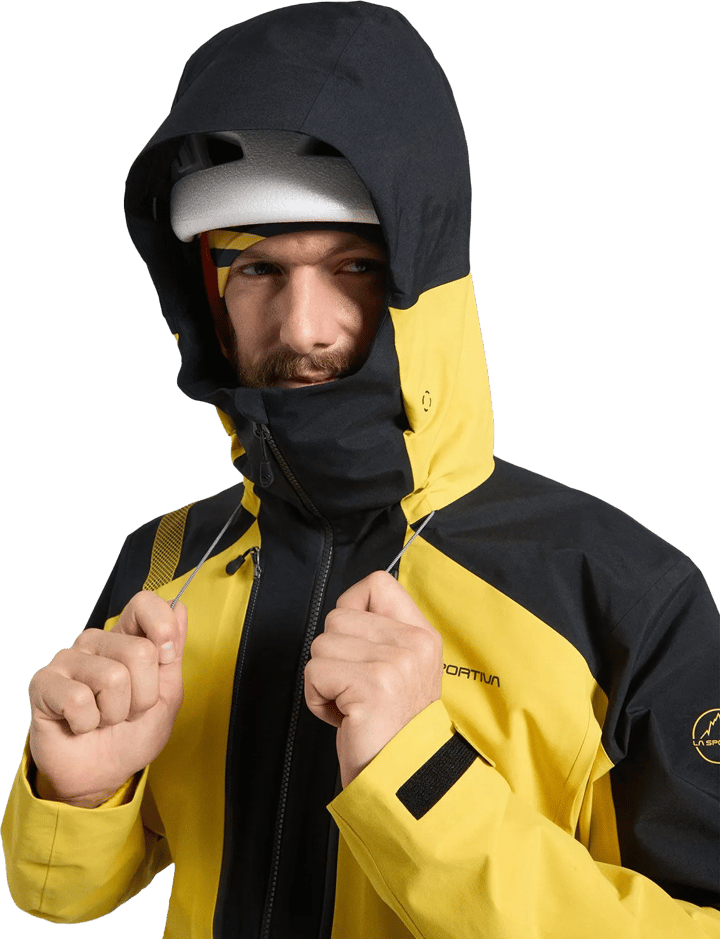 La Sportiva Men's Supercouloir GORE-TEX Pro Jacket Black/Yellow La Sportiva La Sportiva Men's Supercouloir GORE-TEX Pro Jacket Black/Yellow La Sportiva