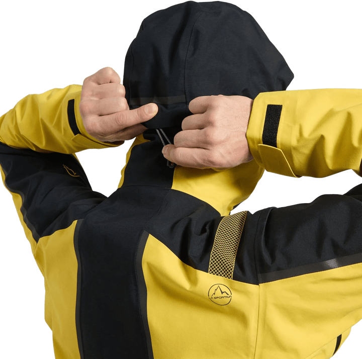 La Sportiva Men's Supercouloir GORE-TEX Pro Jacket Black/Yellow La Sportiva