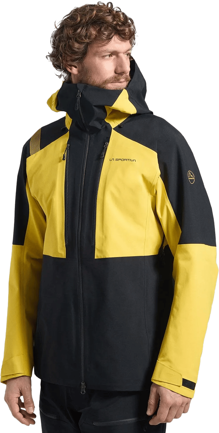 La Sportiva Men's Supercouloir GORE-TEX Pro Jacket Black/Yellow La Sportiva