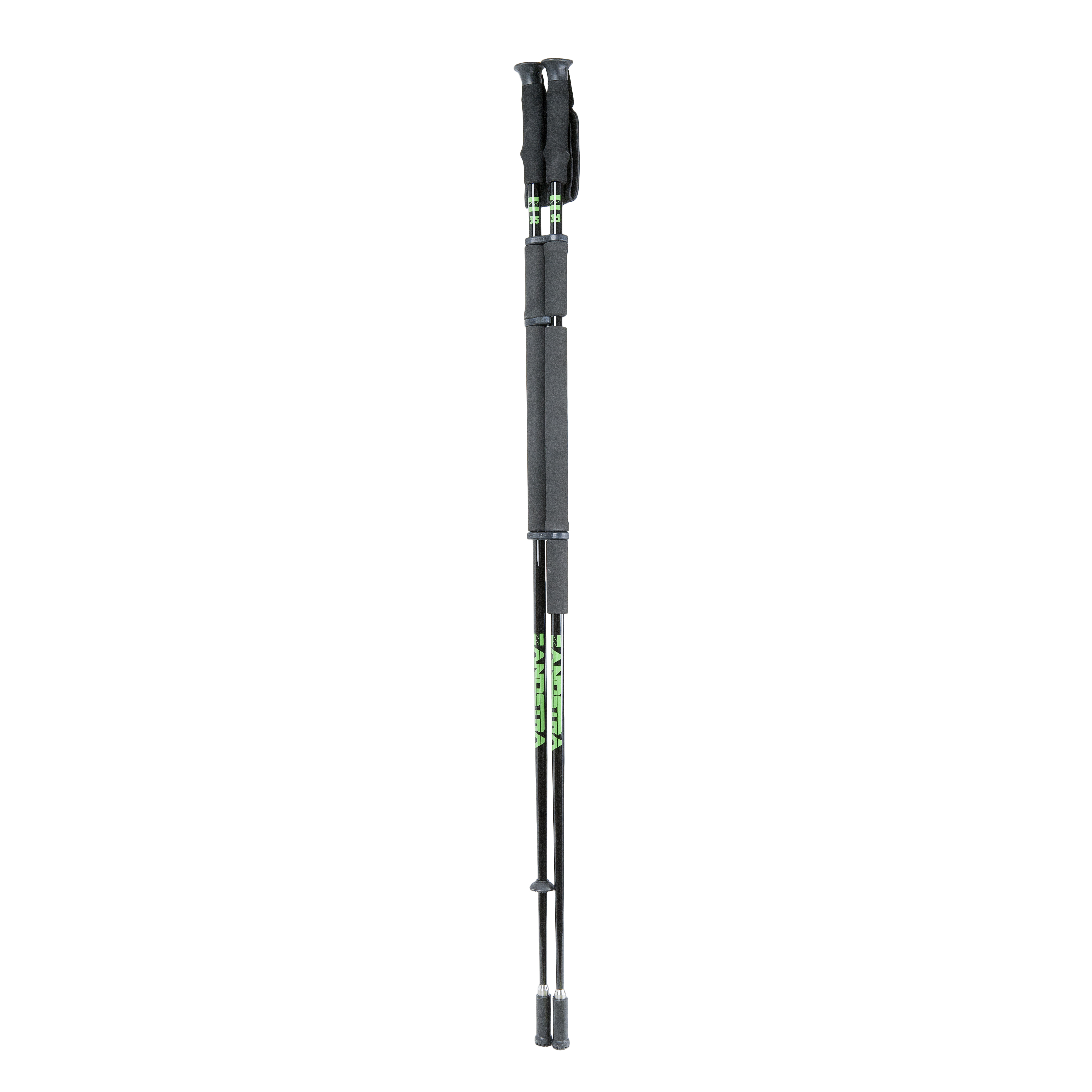 Zandstra Double Ice Pole Black Retkiluistelutarvikkeet 150