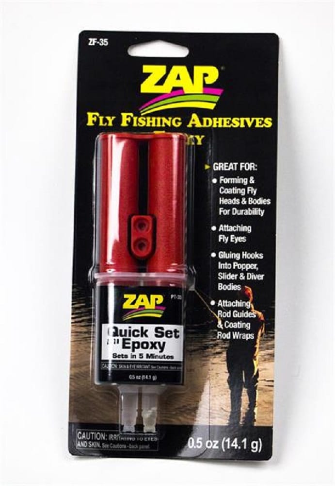 Zap-A-Gap Zap Quick Set Epoxy Hurtigtørkende To-Komponent Epoksylim Zap-A-Gap Zap-A-Gap Zap Quick Set Epoxy Hurtigtørkende To-Komponent Epoksylim Zap-A-Gap