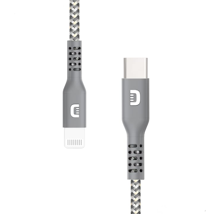 SuperCord USB-C to Lightning Cable 1m Grey Zendure