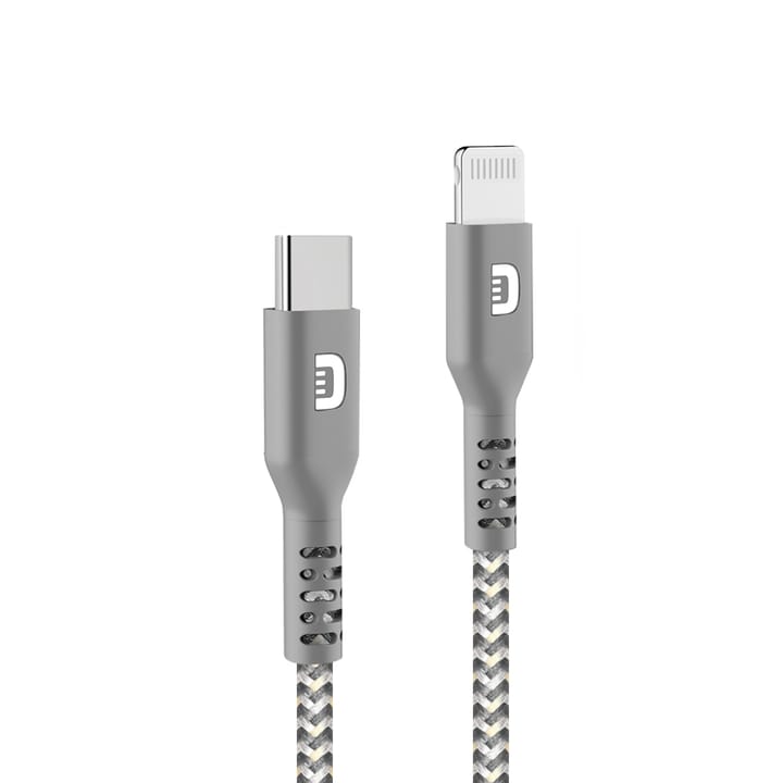SuperCord USB-C to Lightning Cable 1m Grey Zendure