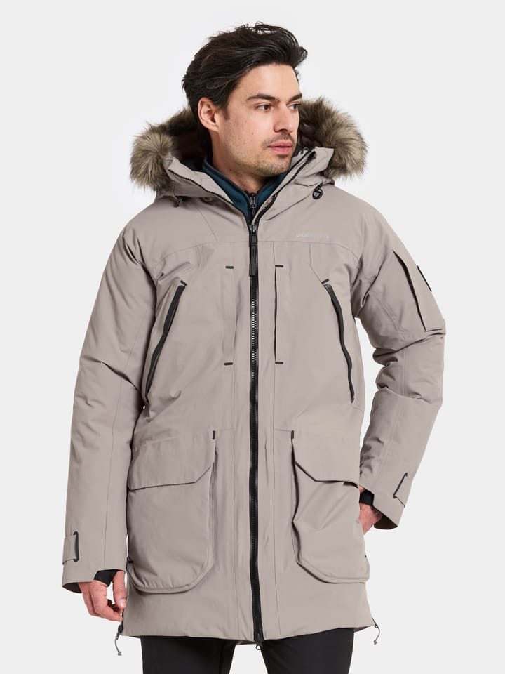 Didriksons Men's Zeus Parka 2 Ash Brown Didriksons