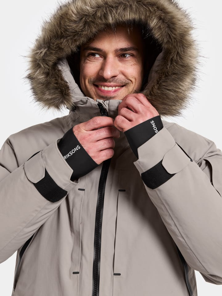 Didriksons Men's Zeus Parka 2 Ash Brown Didriksons