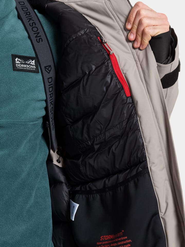 Didriksons Men's Zeus Parka 2 Ash Brown Didriksons Didriksons Men's Zeus Parka 2 Ash Brown Didriksons