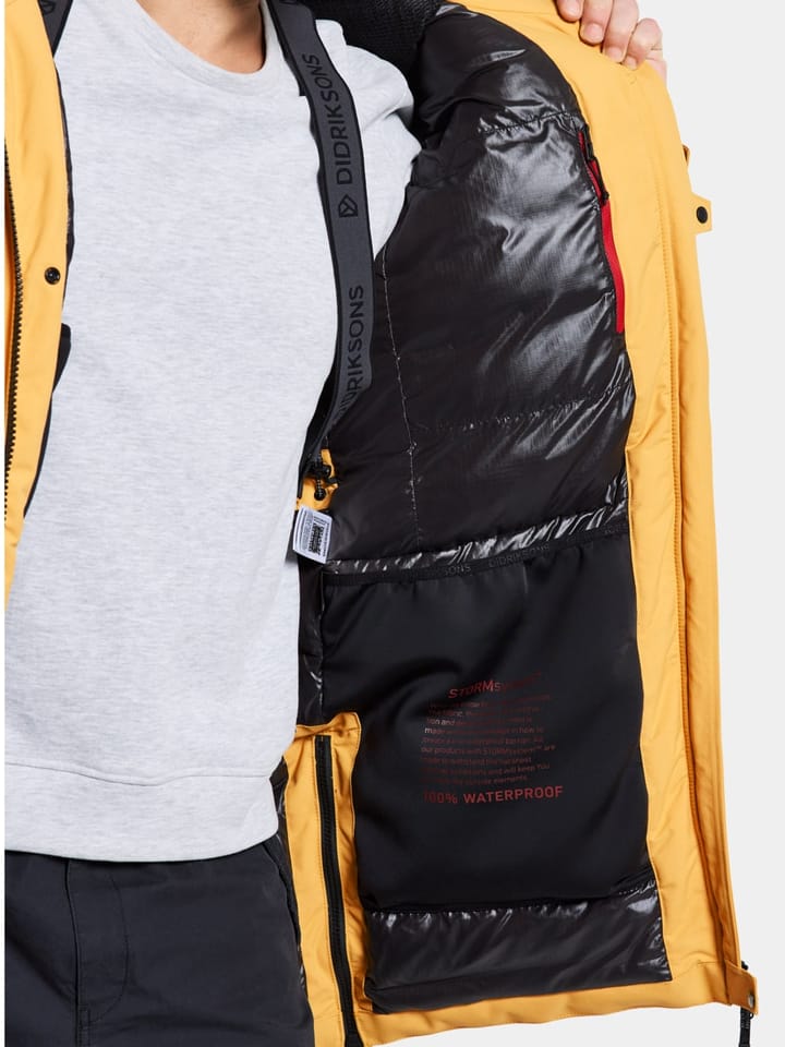 Didriksons Men's Zeus Parka Mustard Didriksons Didriksons Men's Zeus Parka Mustard Didriksons