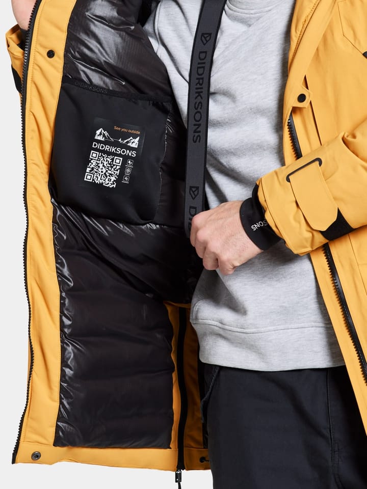 Didriksons Men's Zeus Parka Mustard Didriksons Didriksons Men's Zeus Parka Mustard Didriksons