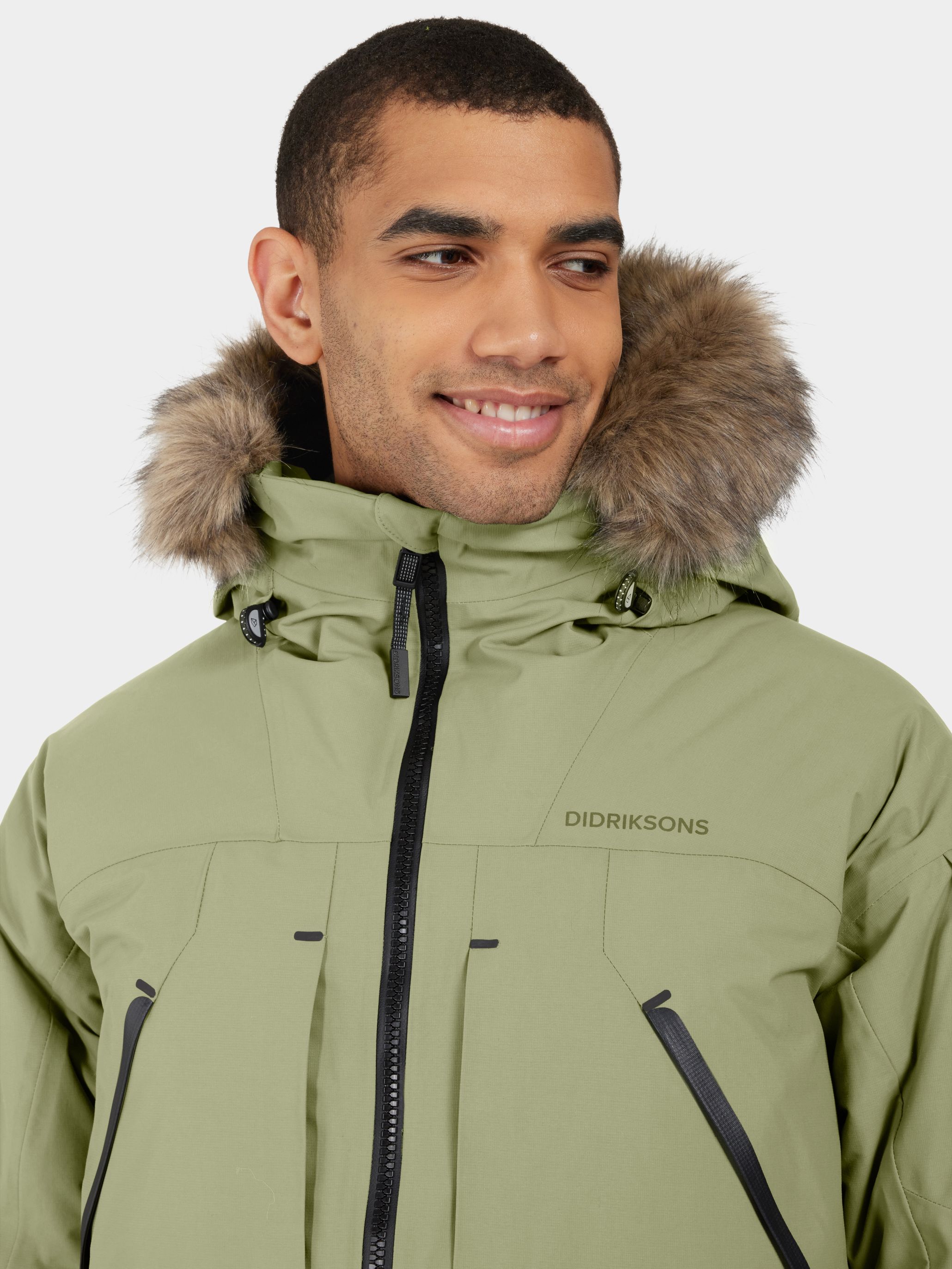 Didriksons Men's Zeus Parka 2 Wild Forest Green | Buy Didriksons