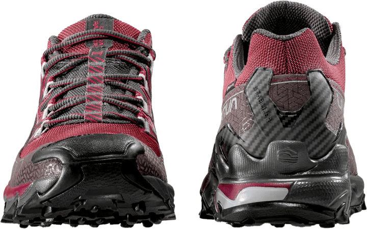 La Sportiva Women's Ultra Raptor II Wide GORE-TEX Red Plum/Carbon La Sportiva