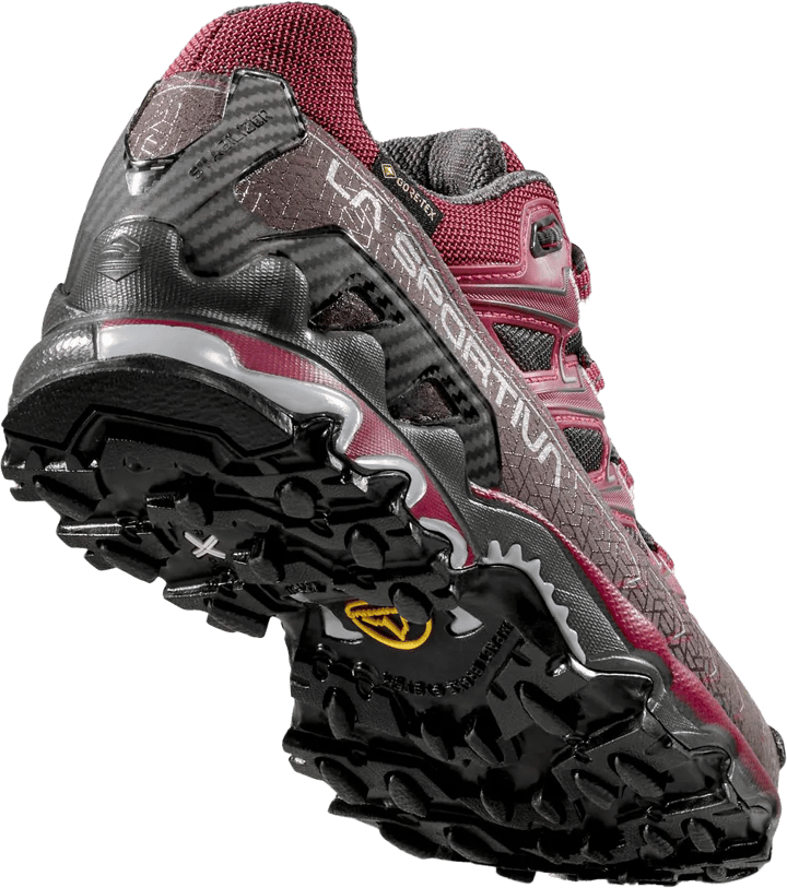 La Sportiva Women's Ultra Raptor II Wide GORE-TEX Red Plum/Carbon La Sportiva