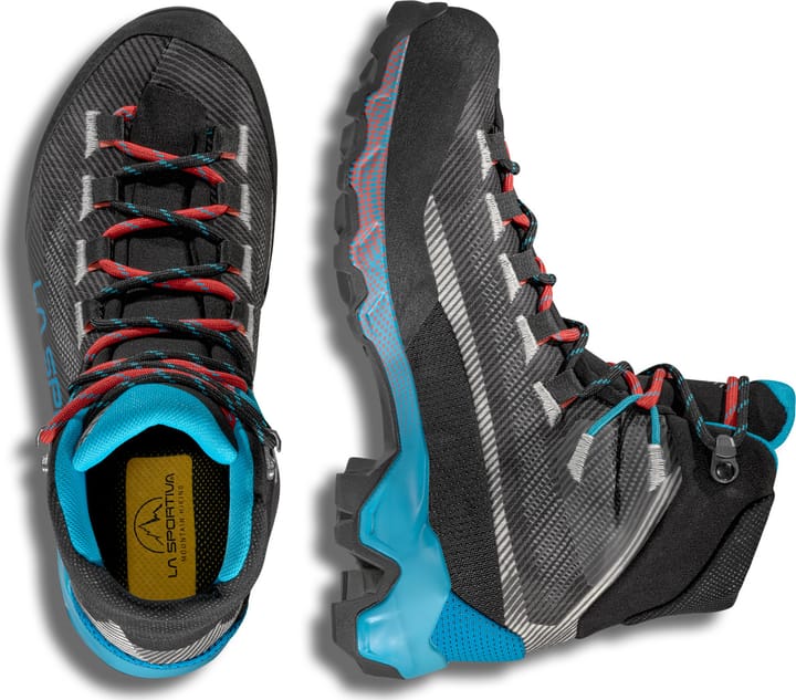La Sportiva Women's Aequilibrium Hike GORE-TEX Carbon/Malibu Blue La Sportiva La Sportiva Women's Aequilibrium Hike GORE-TEX Carbon/Malibu Blue La Sportiva