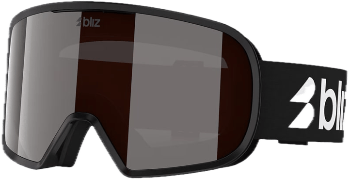 Bliz G002 Matte Black / Orange W Silver Mirror Bliz