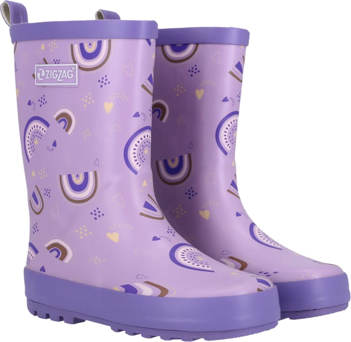 ZigZag Kids' Gemus Rubber Boot Lavendula Zig Zag