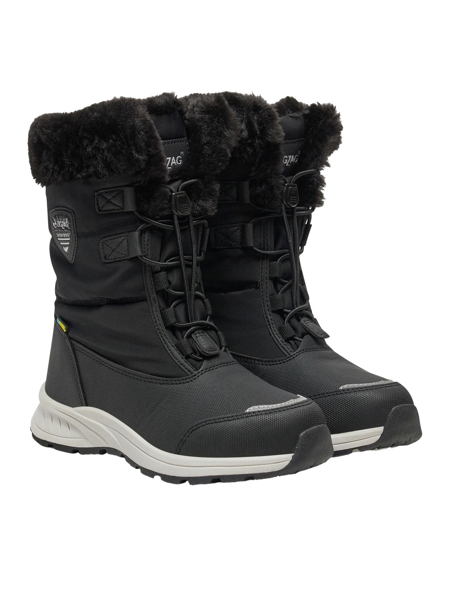 ZigZag Kids' Wesend Boot Waterproof V2 Black/White