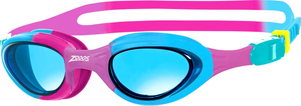 Zoggs Juniors' Super Seal Goggle Pink/Blue/Tint