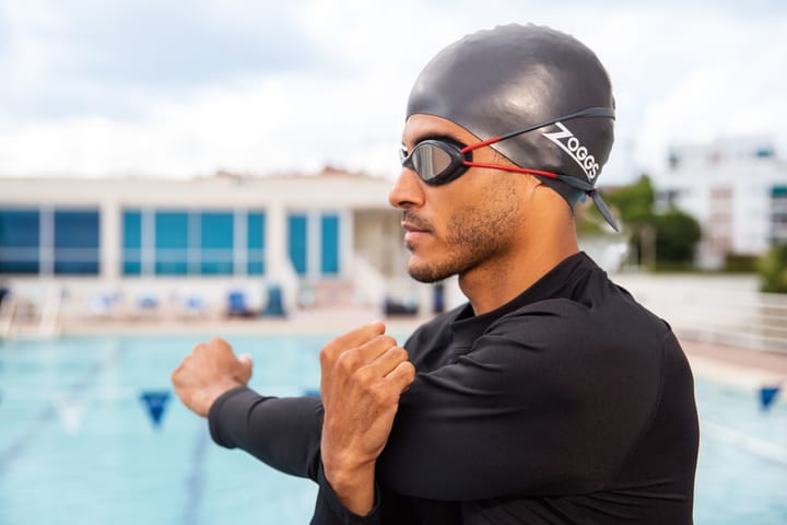 Zoggs Tiger Titanium Mirrored Goggle Black/Red/Mirror Smoke Zoggs