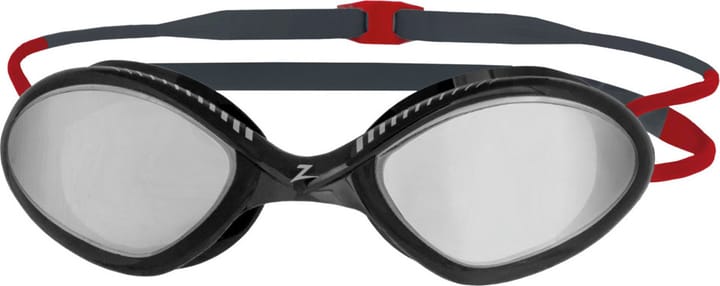 Tiger Titanium Mirrored Goggle Black/Red/Mirror Smoke Zoggs