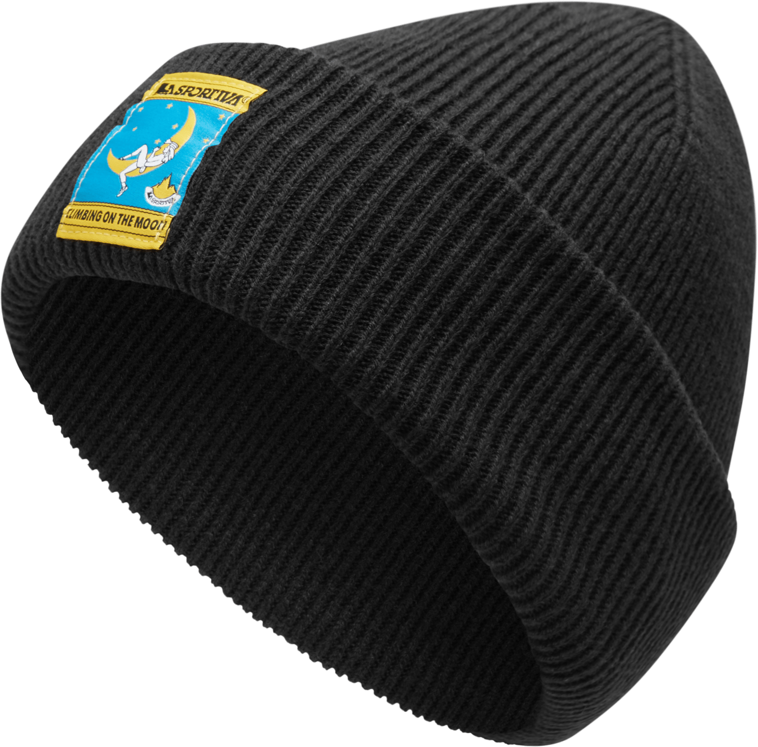 La Sportiva Climbing On The Moon Beanie Nero/Giallo