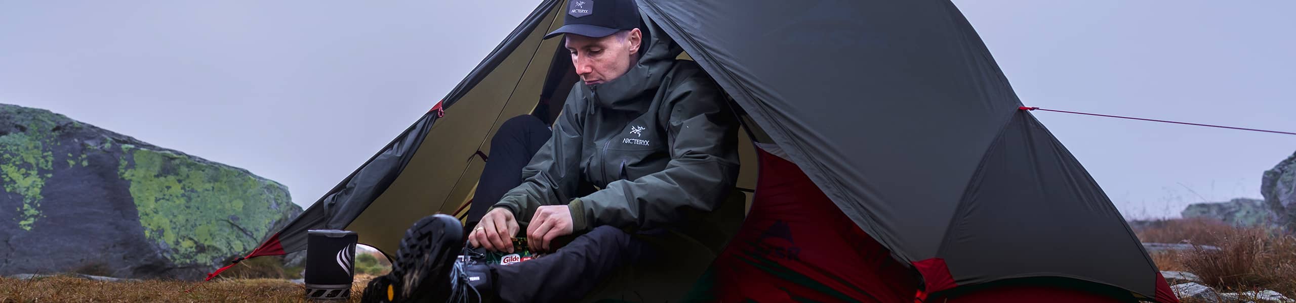 vaske arcteryx skalljakke